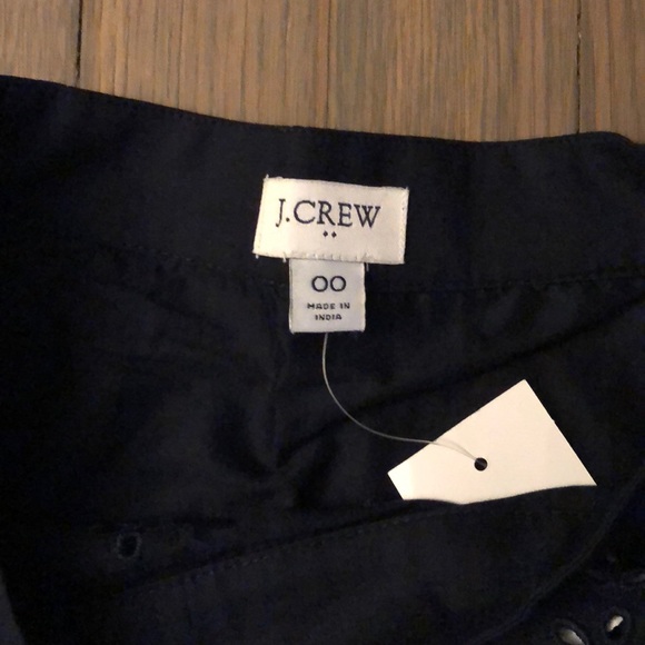 J. Crew NWT Scalloped eyelet funnelneck top - Picture 10 of 14